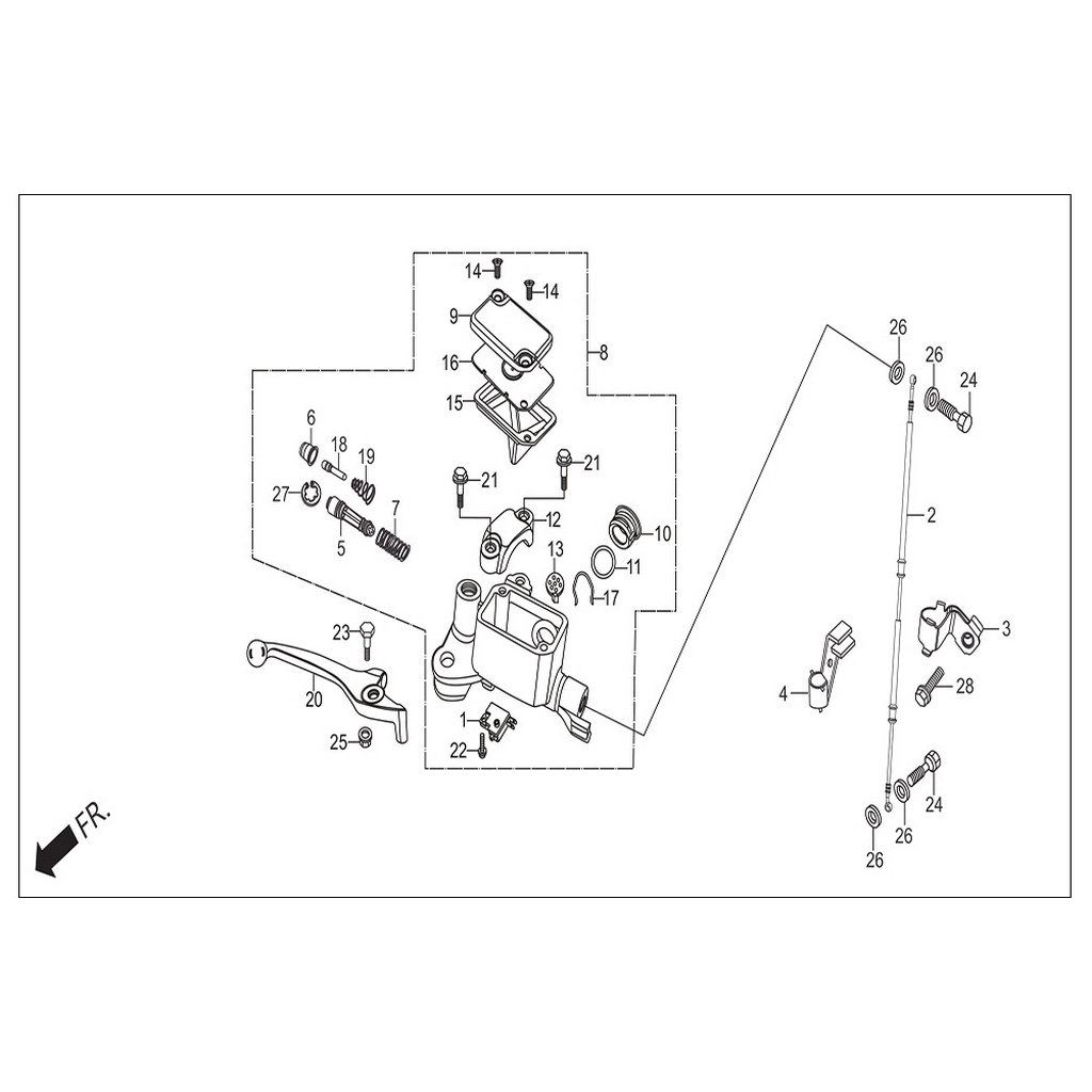 HERO THRILLER 150 MUSUR ON FREN #HR-ORT F0145